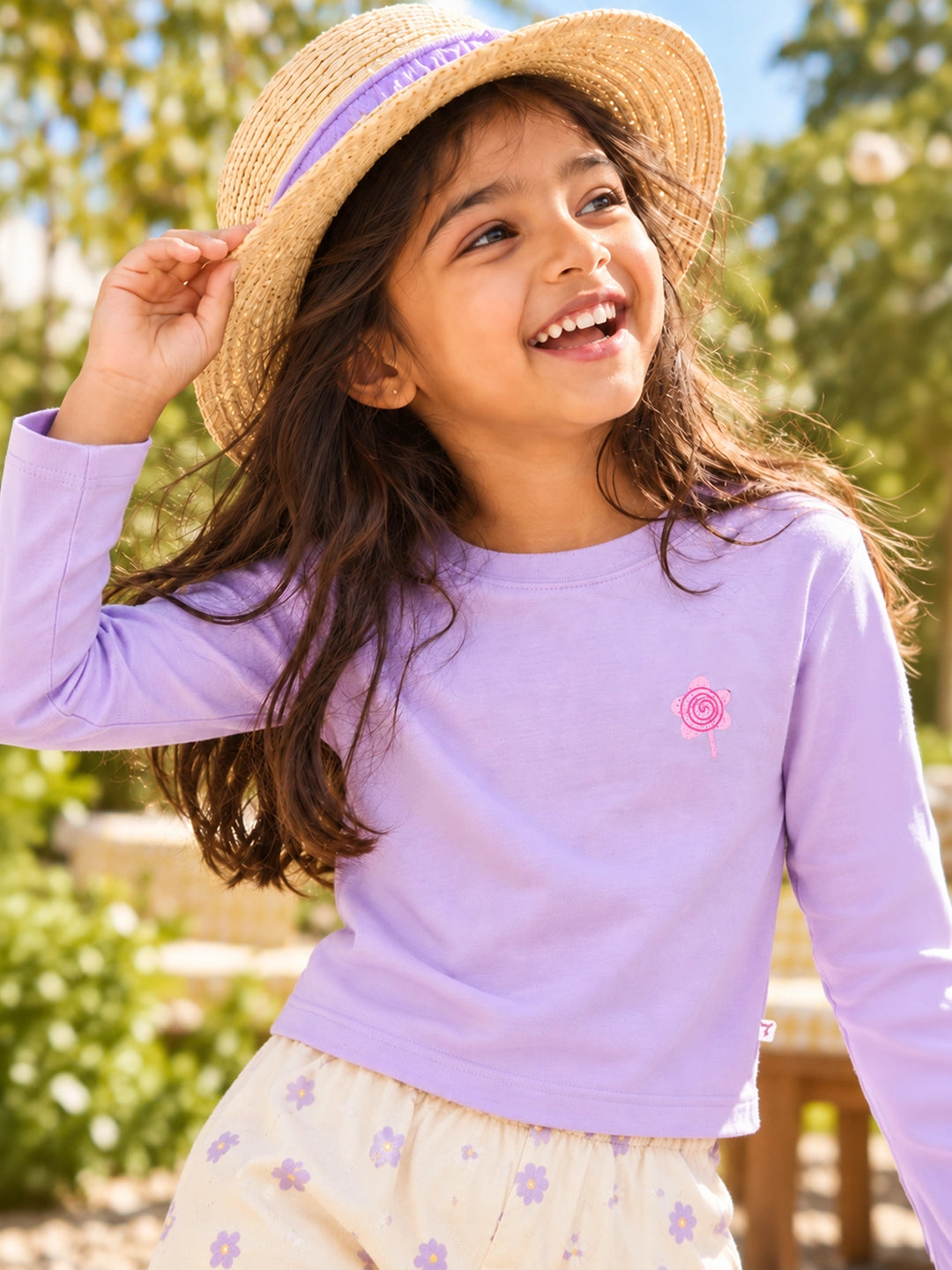 Pack of 3 Full Sleeves Cropped Girl's T-Shirts