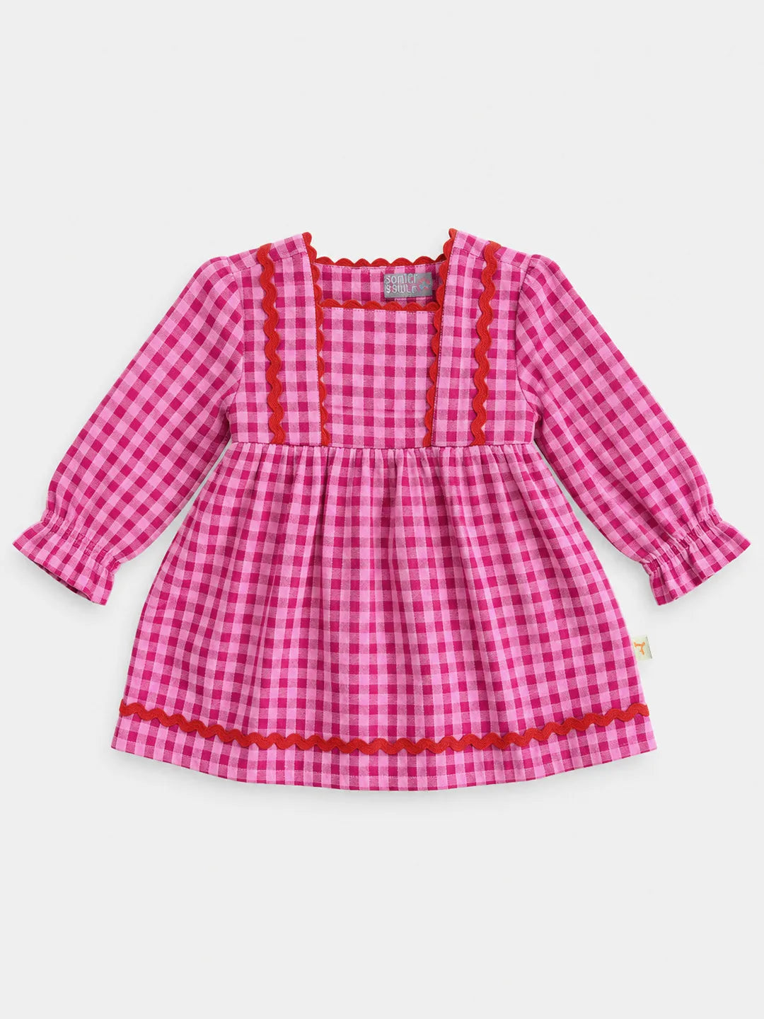 Pink Gingham Dress
