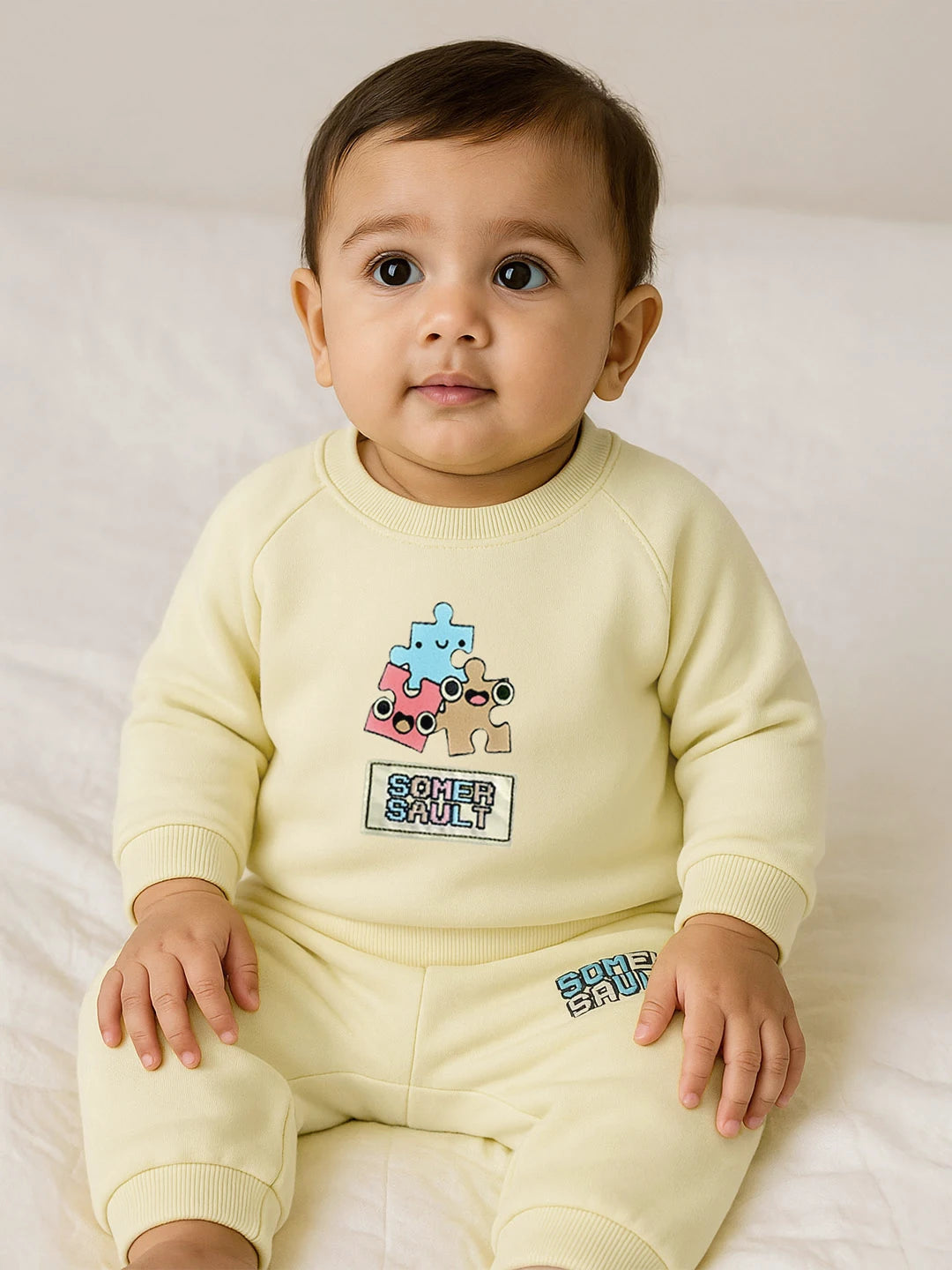 Printed Sweatshirt & Jogger Set