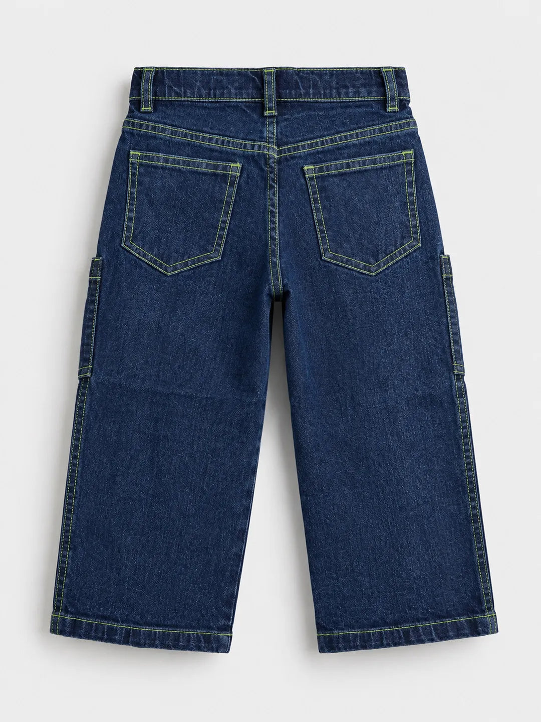 Panelled Cargo Denim