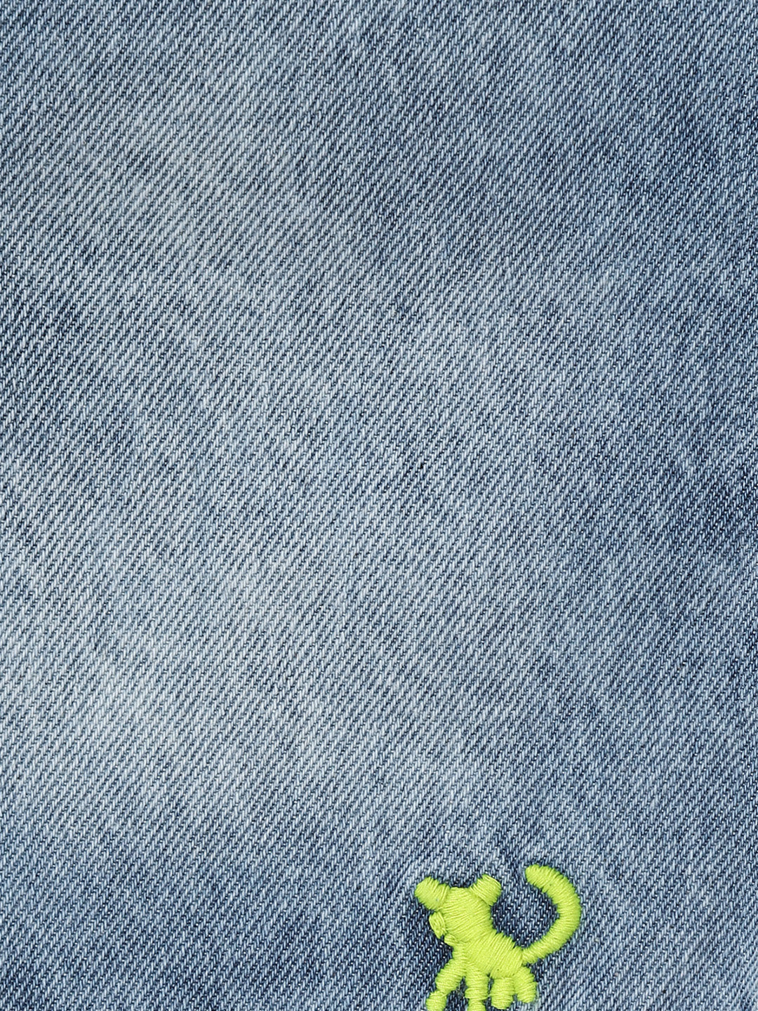 Washed Denim Bermuda