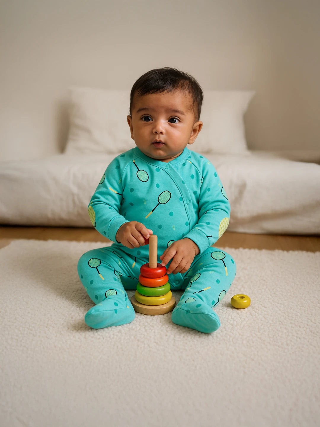 Blue Snuggle Sleepsuit