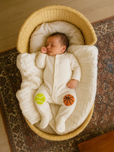 White Quilted Sleepsuit