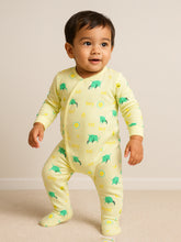 Snuggle Fit Printed Cotton Sleepsuit - Footed