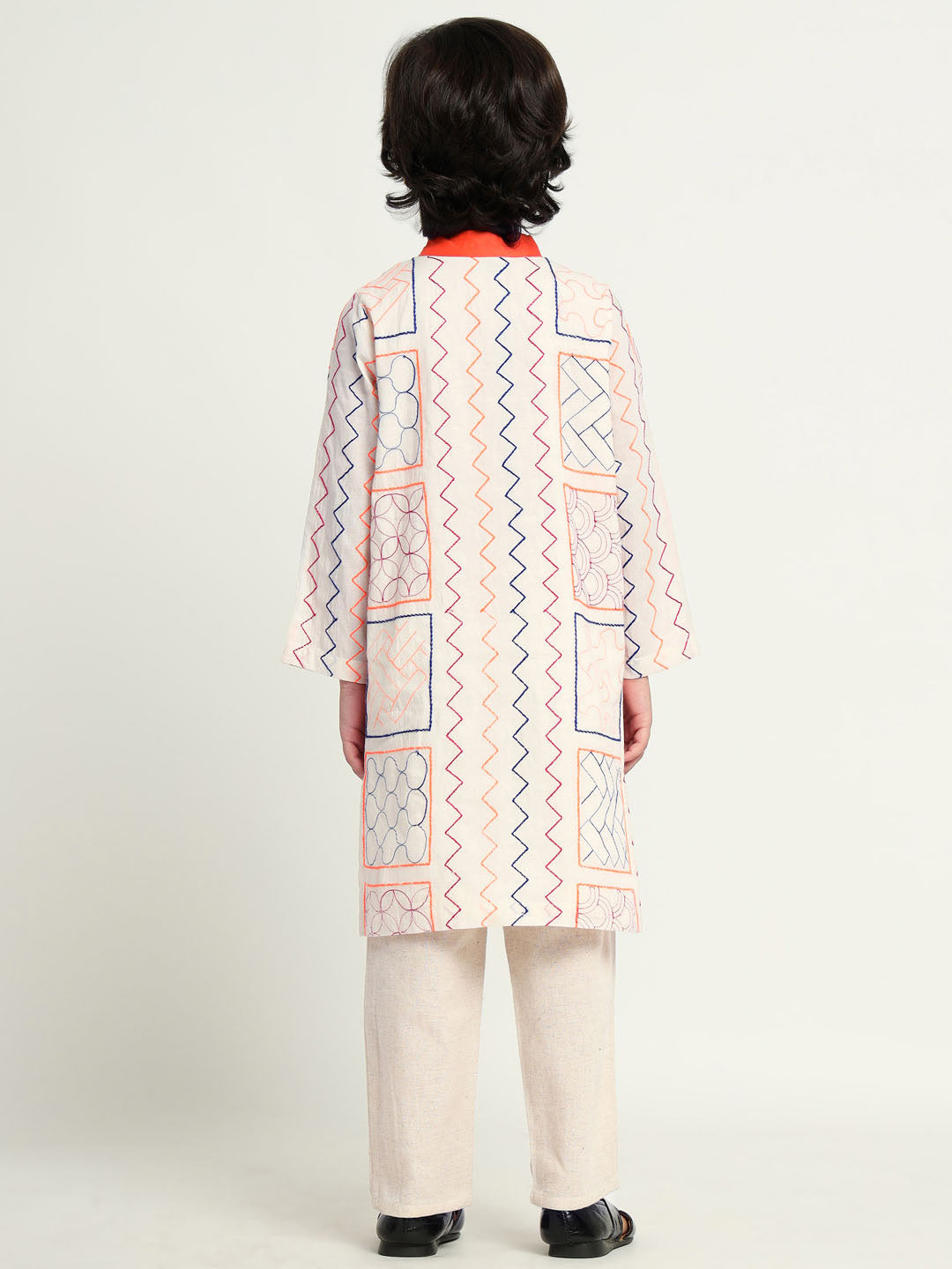 Vivid Embroidered Kurta Set