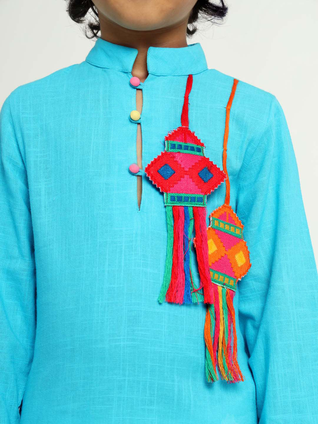 Blue Lanterns Kurta Set