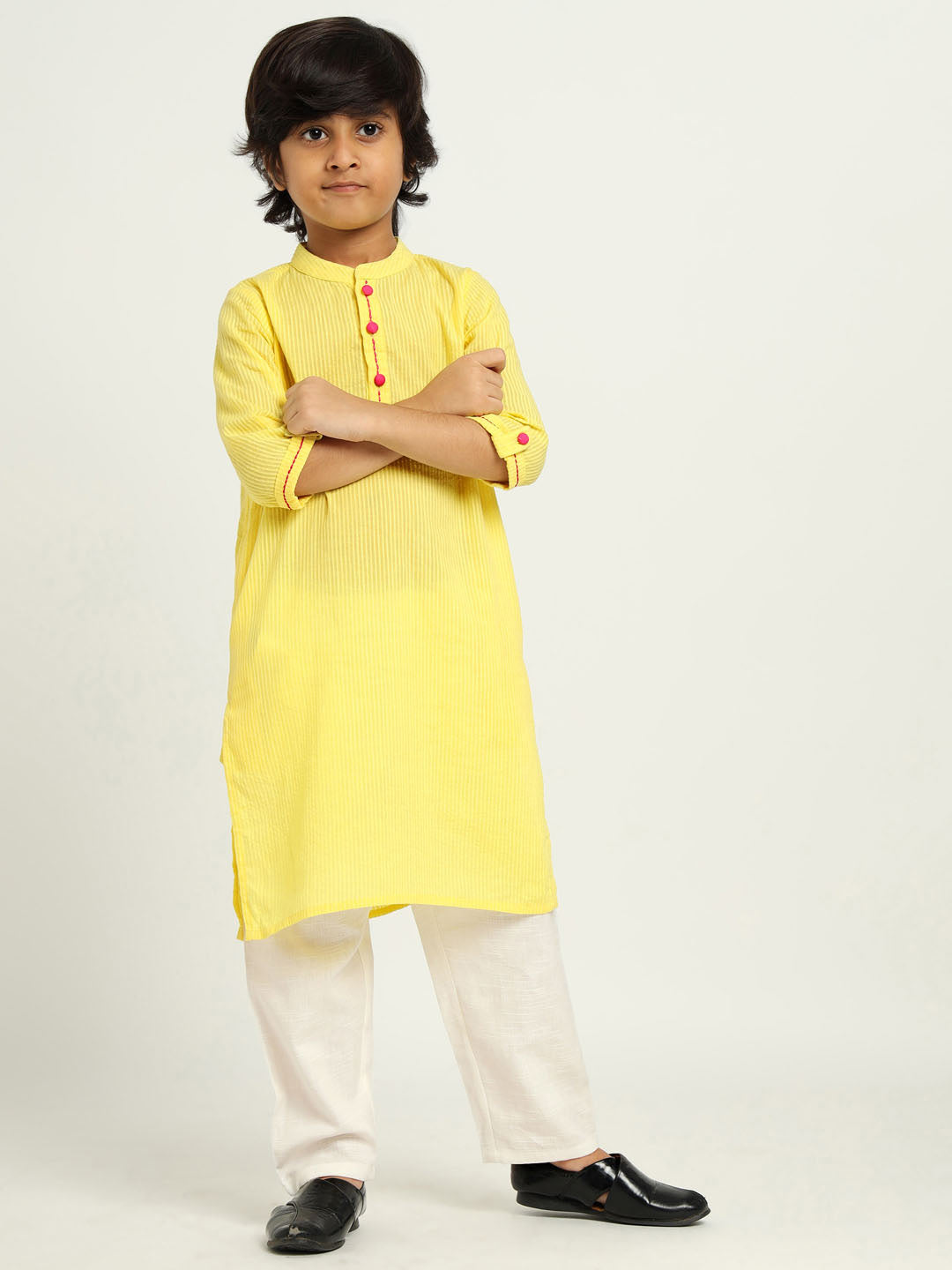 Yellow Tulip Kurta Set