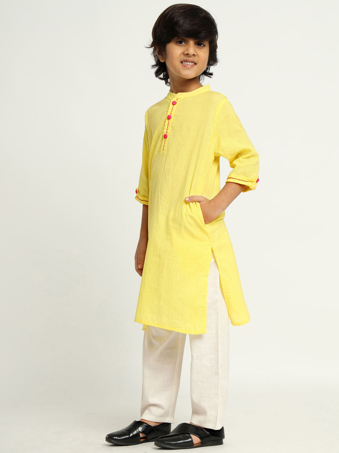 Yellow Tulip Kurta Set