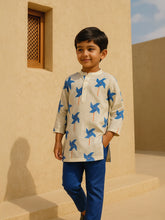 Pinwheel Printed Kurta Pajama Set