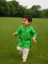 Festive Ease Printed Kurta Pajama Set