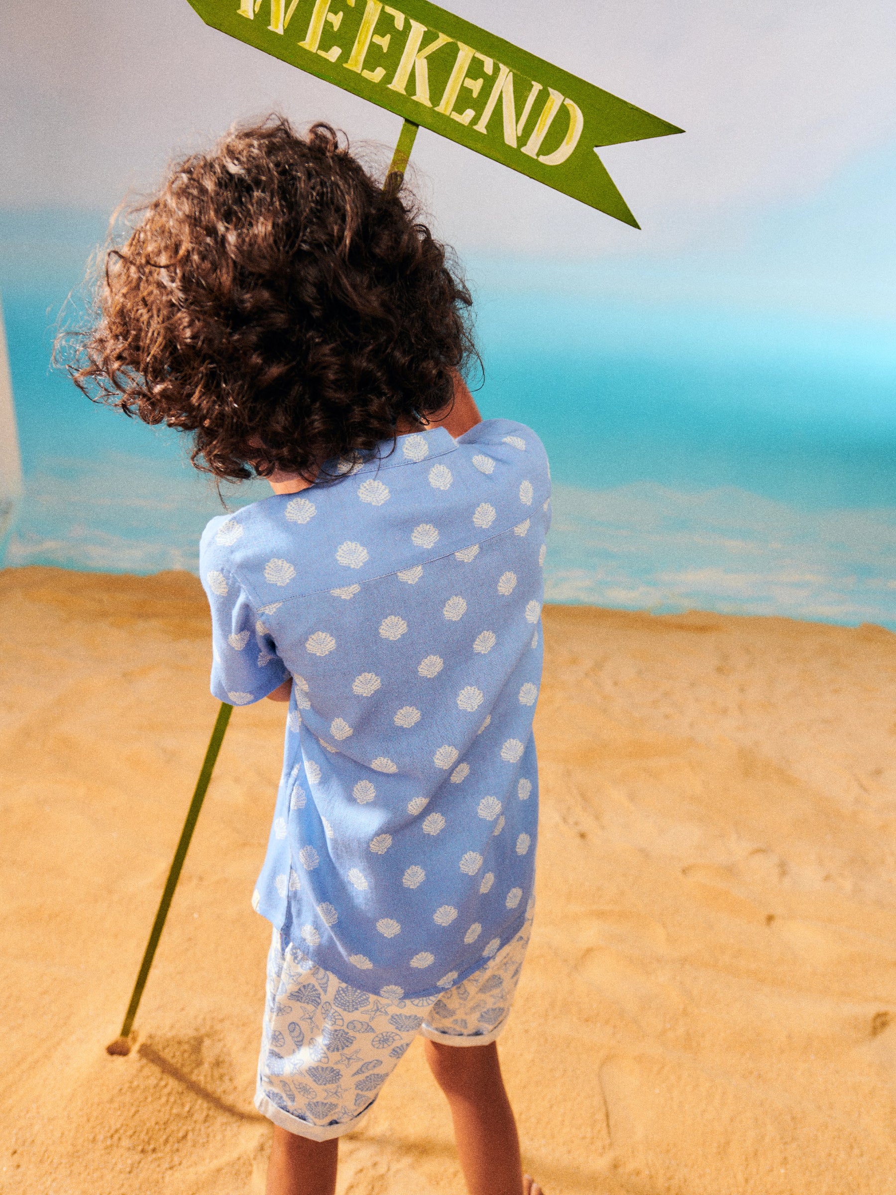 Boy Seashell Set Somersault