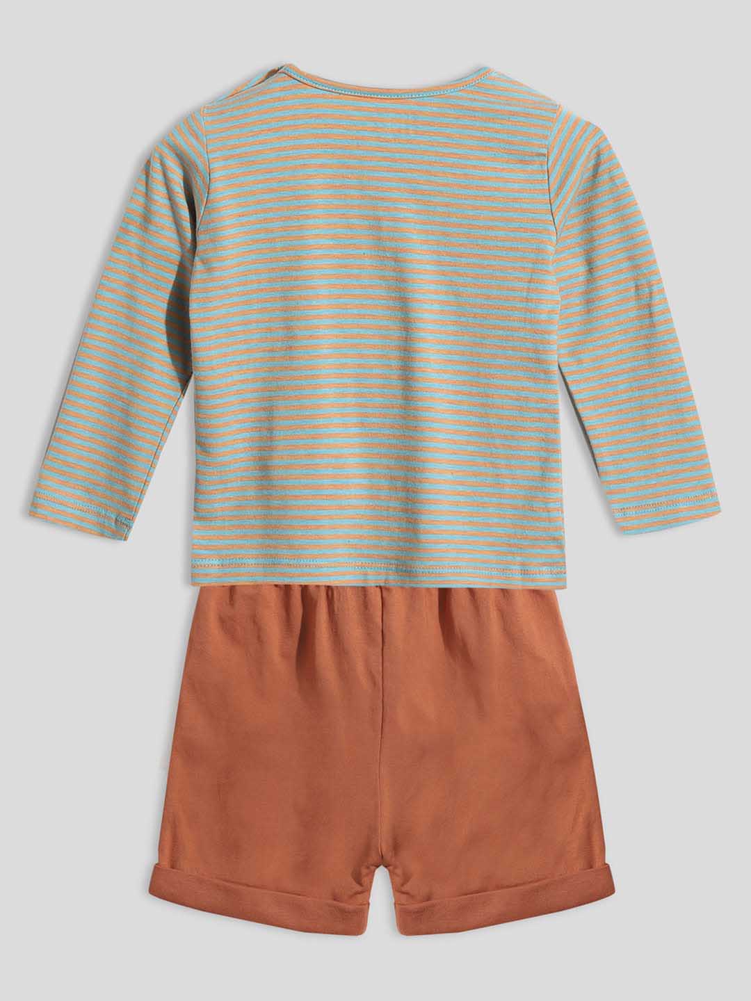 3D Animals Tee And Shorts Set Somersault