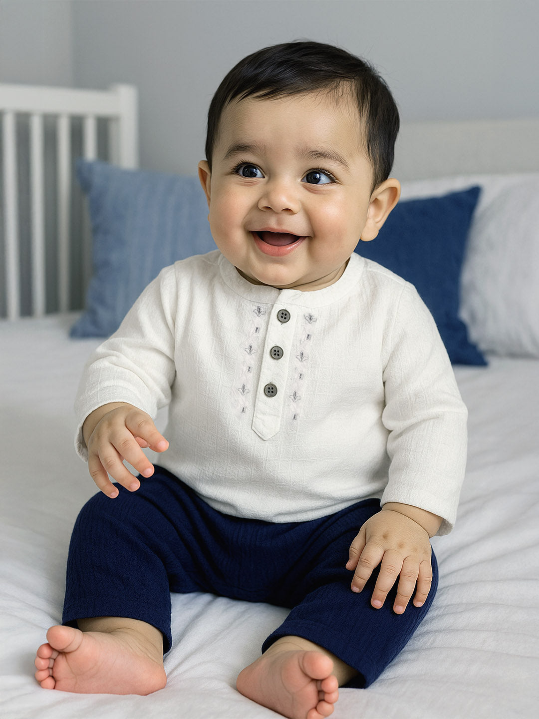 Petunia Newborn Kurta & Pants Set