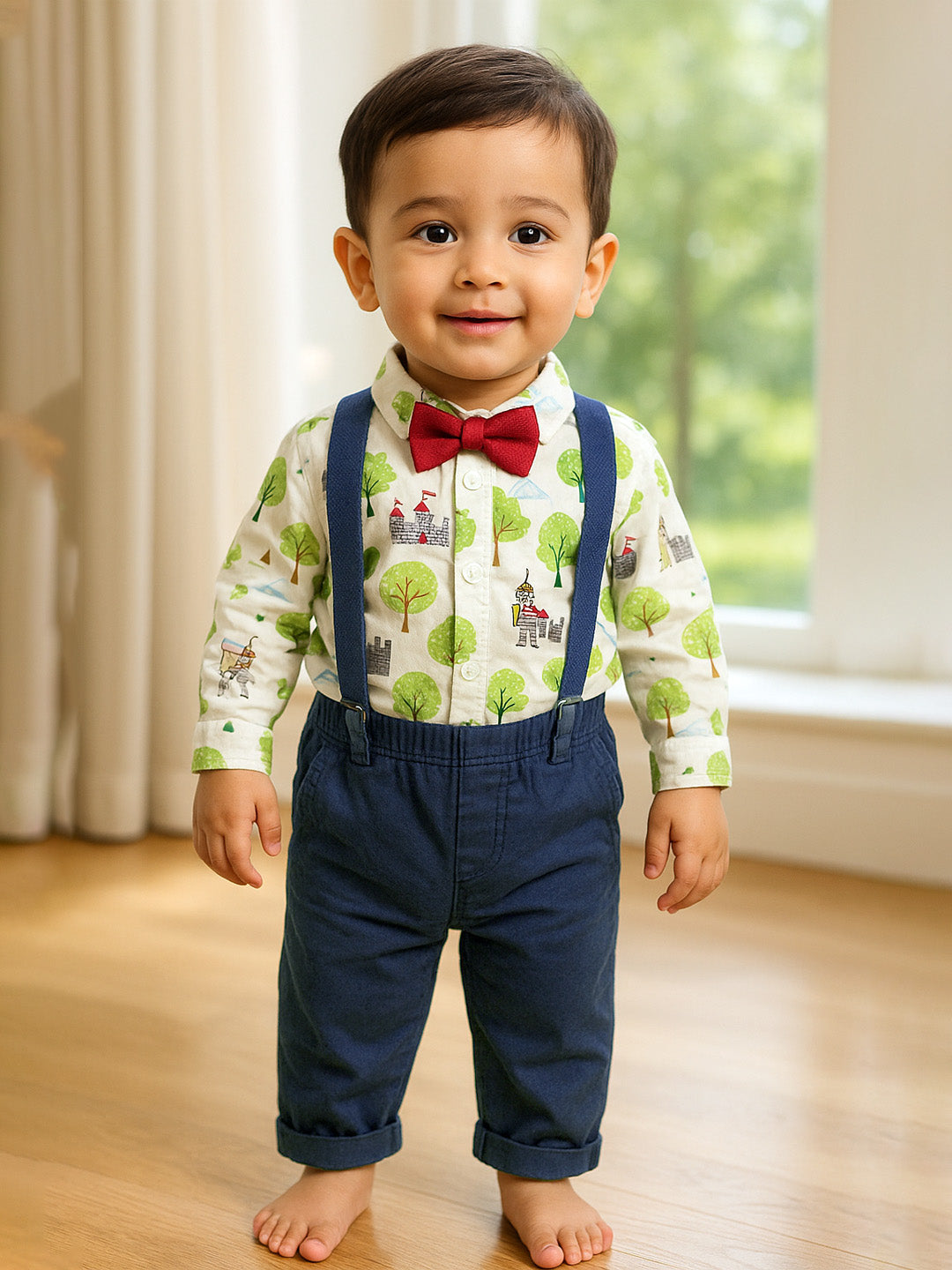 Knights and Castle Bodysuit and Pants Set