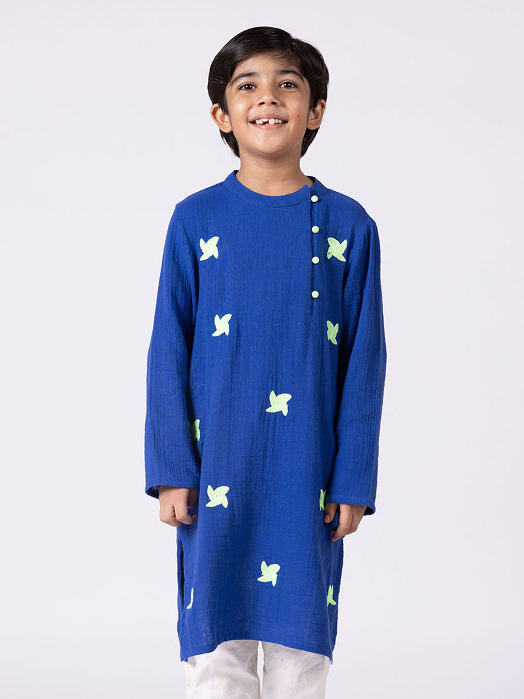 Blue Daffodil Kurta