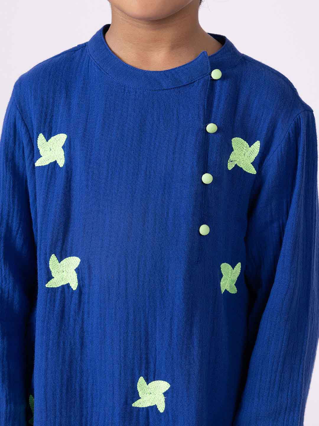 Blue Daffodil Kurta