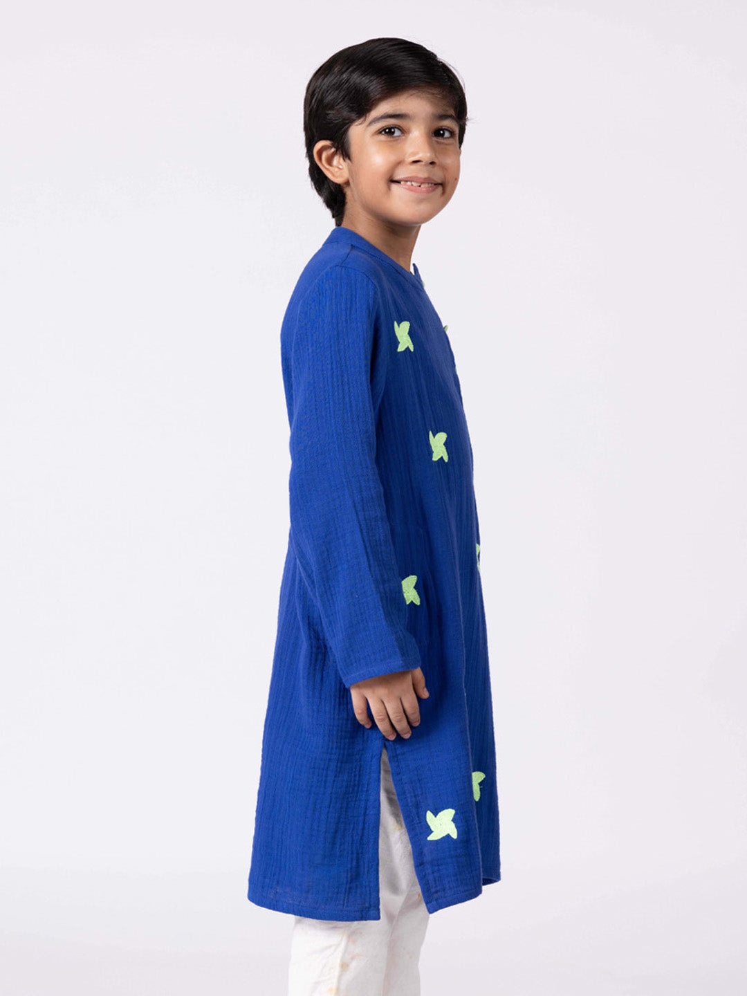 Blue Daffodil Kurta