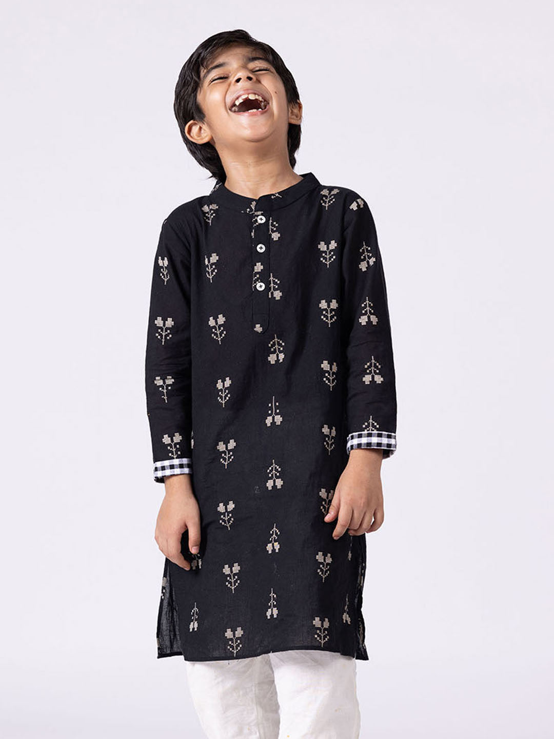 Black Tulip Kurta