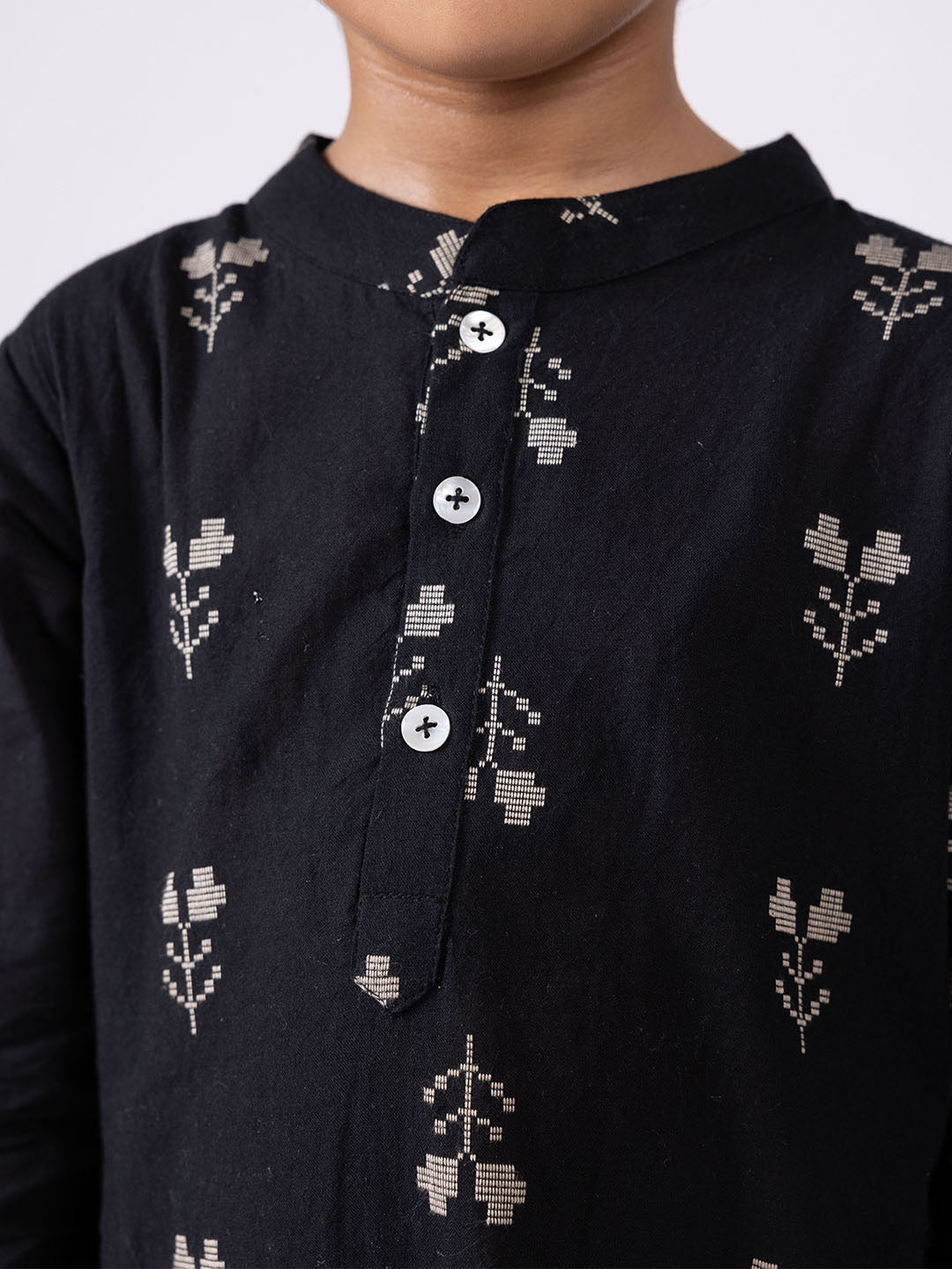 Black Tulip Kurta