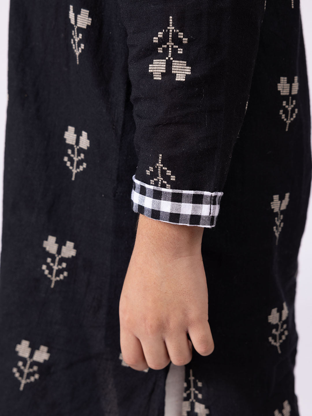 Black Tulip Kurta