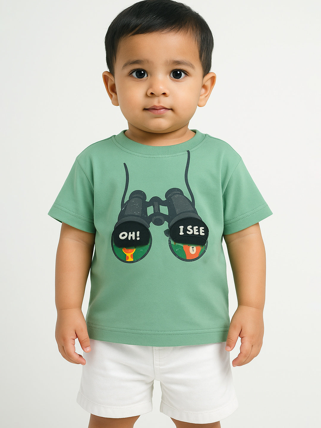 Binoculars Drop Shoulder Cotton Tee