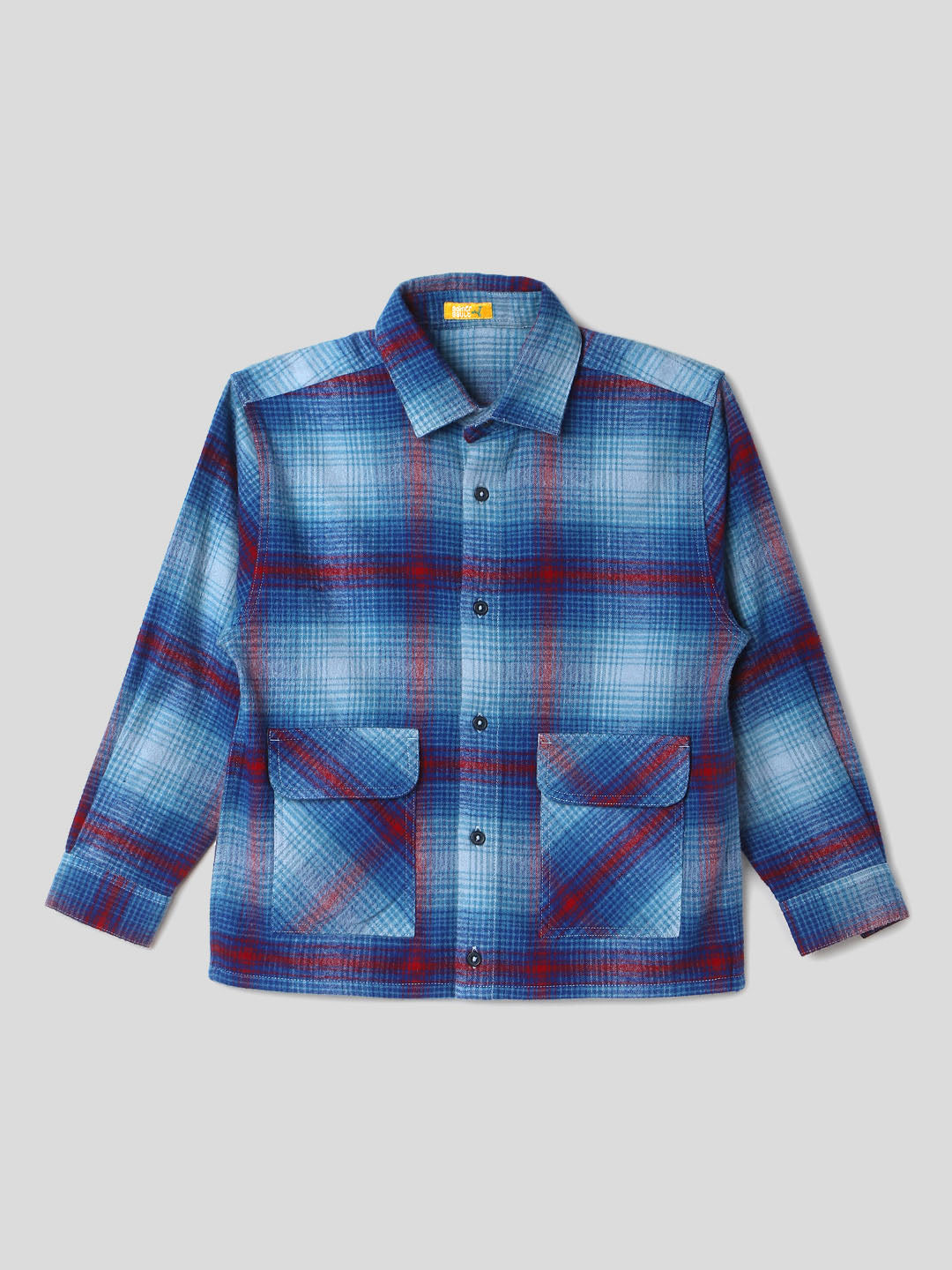 Sapphire Blue Check Shirt