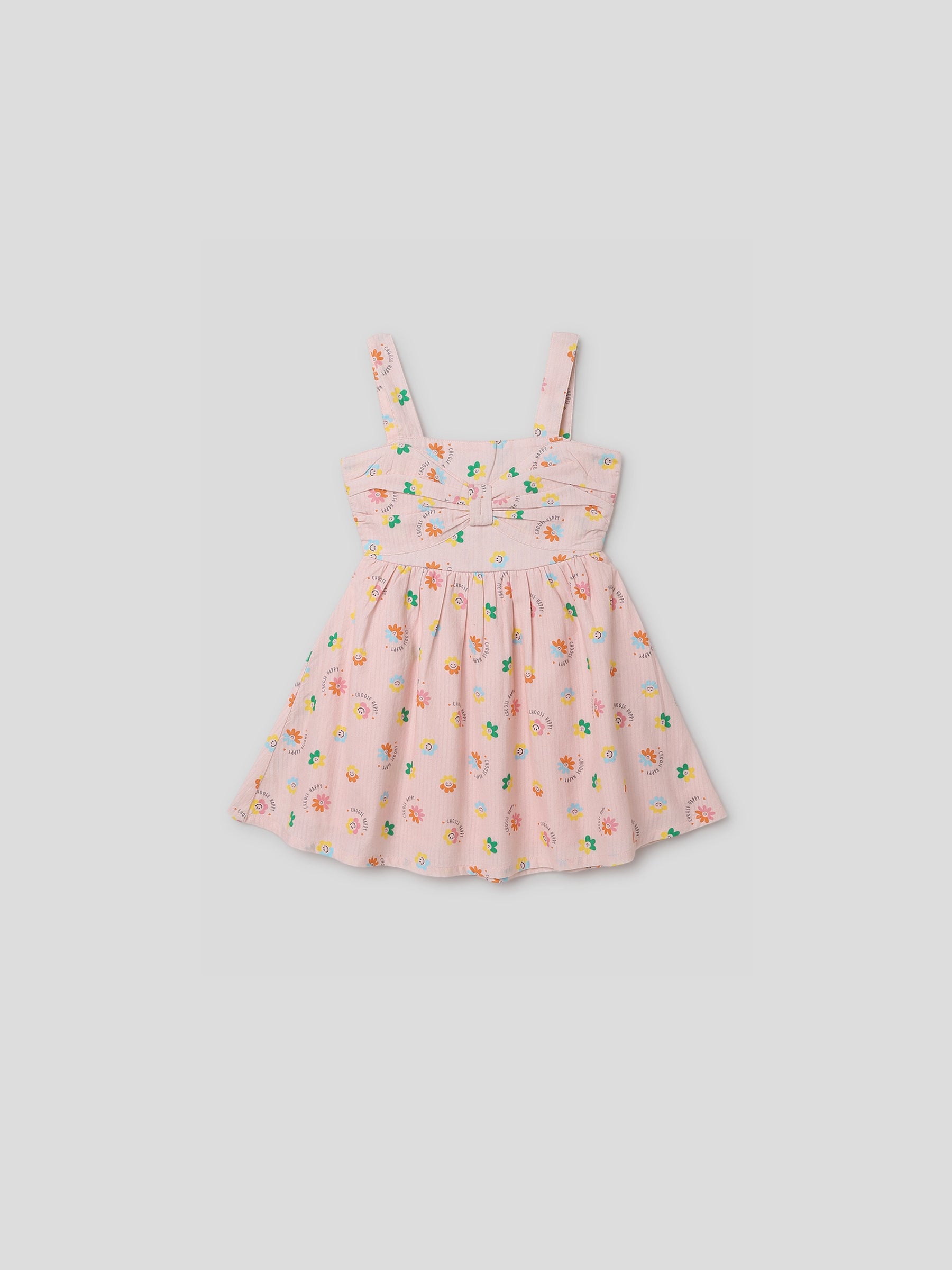Choose Happy Bow Dress Somersault