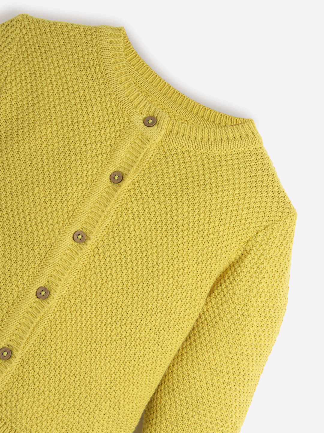 Sunshine Textured Cotton Cardigan