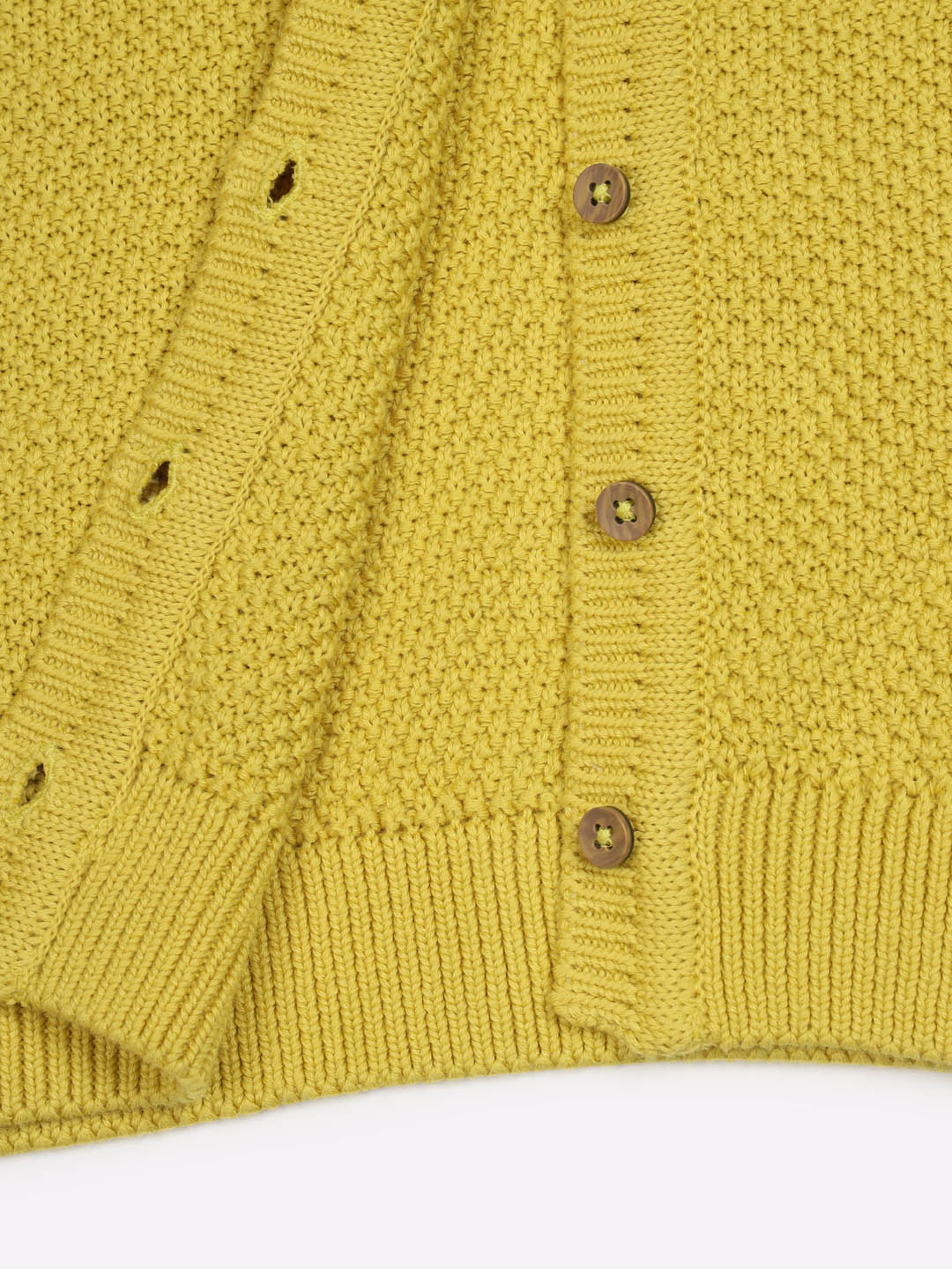 Sunshine Textured Cotton Cardigan
