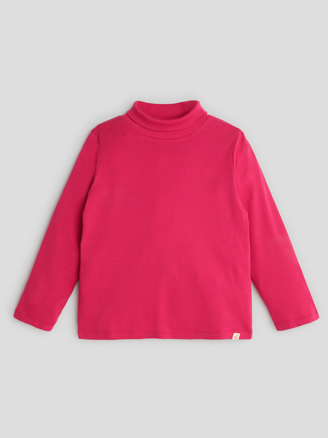 Somersault Pink Turtle Neck Tee Soft Comfortable Winter Collection