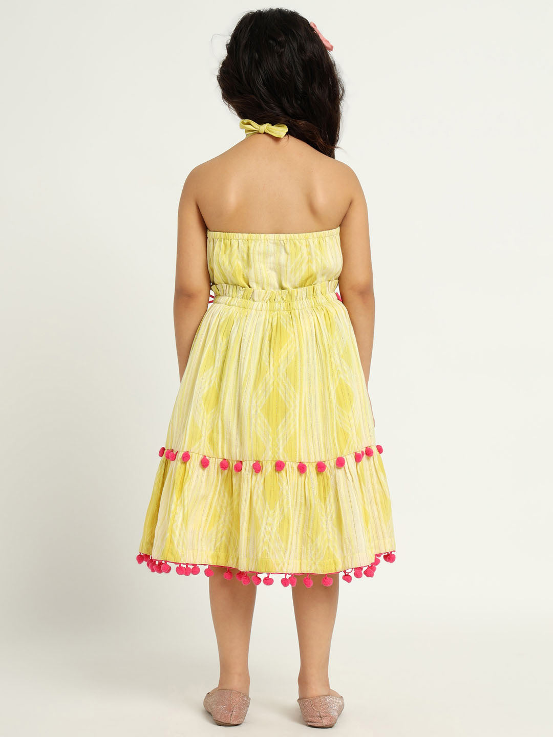 Yellow Daffodil Midi Dress