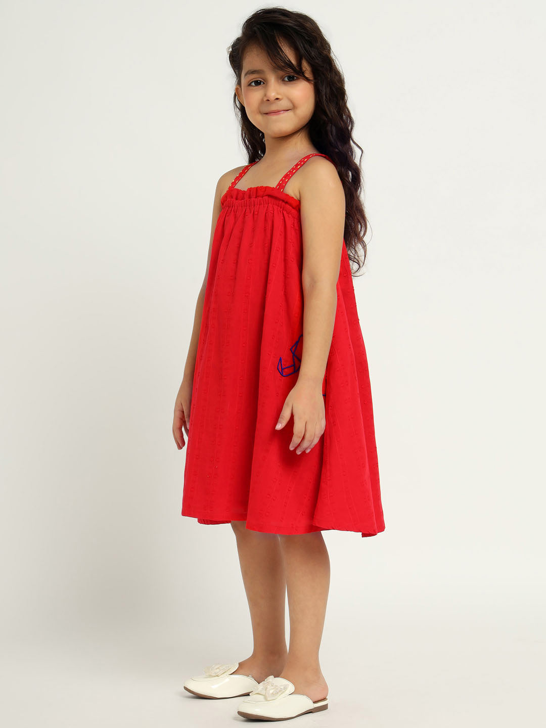 Animal Beaded Hibiscus Dress