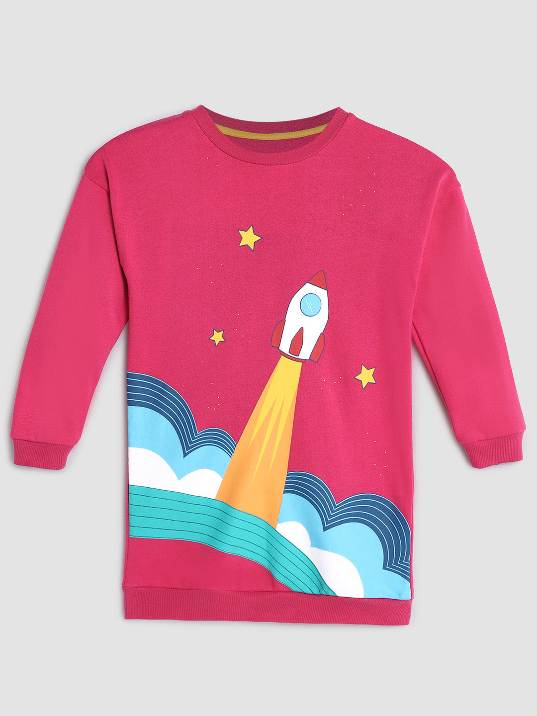 Pink Rocket Sweat Dress