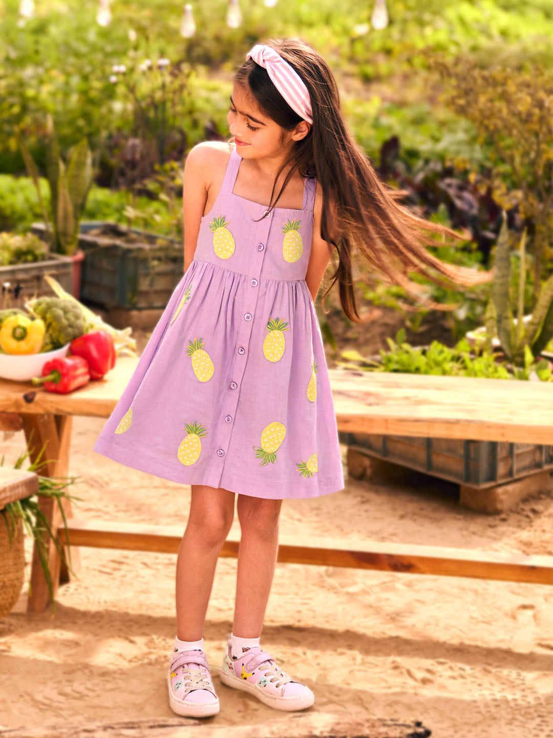 Pineapple Midi Dress