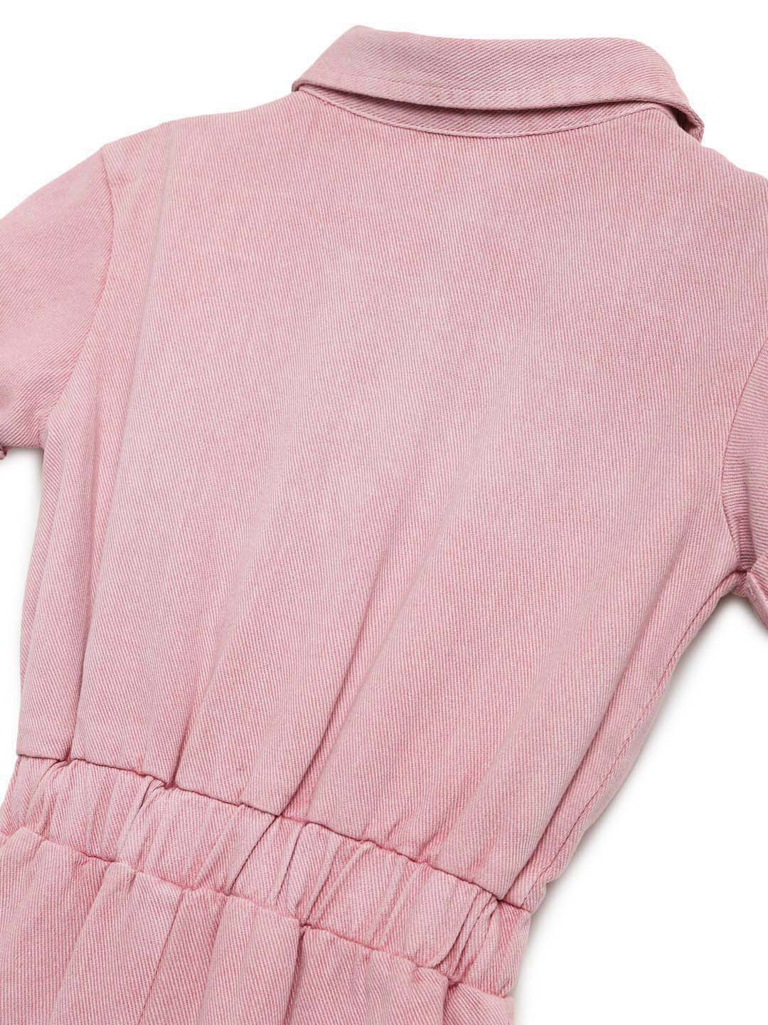 Pink Natural Jumpsuit Somersault