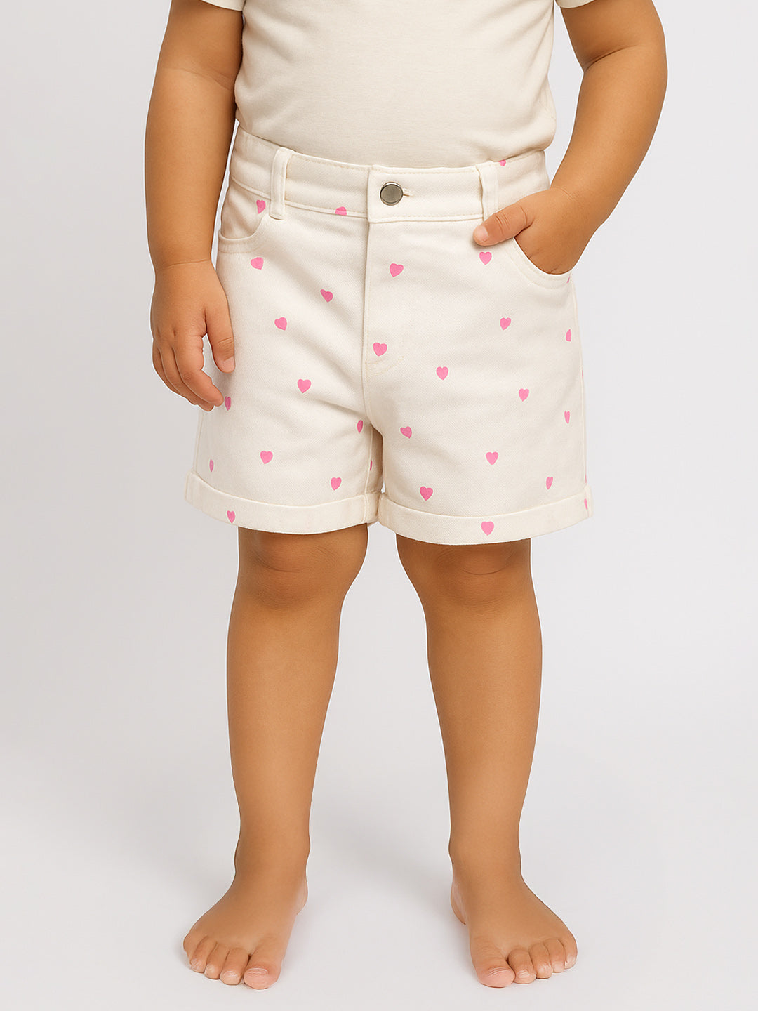 All Hearts Cotton Shorts