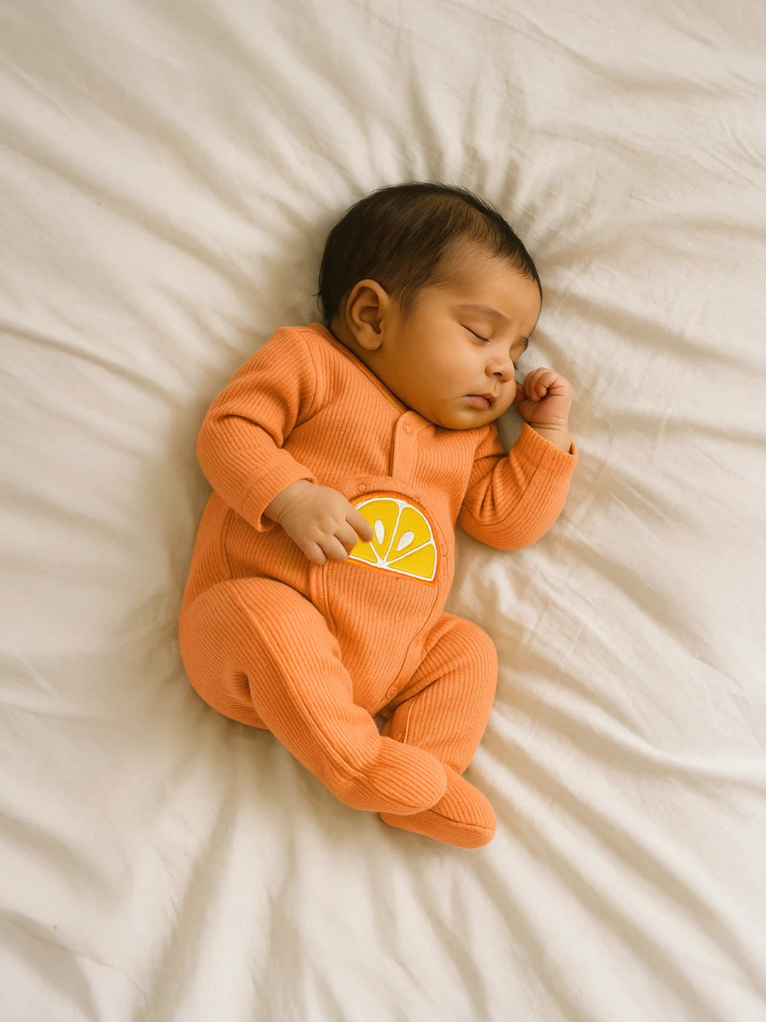 Zesty Orange Sleepsuit