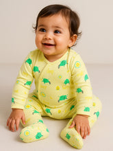 Snuggle Fit Printed Cotton Sleepsuit - Footed