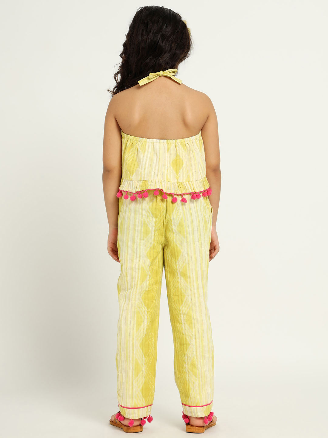 Yellow Daffodil Top & Pants Set