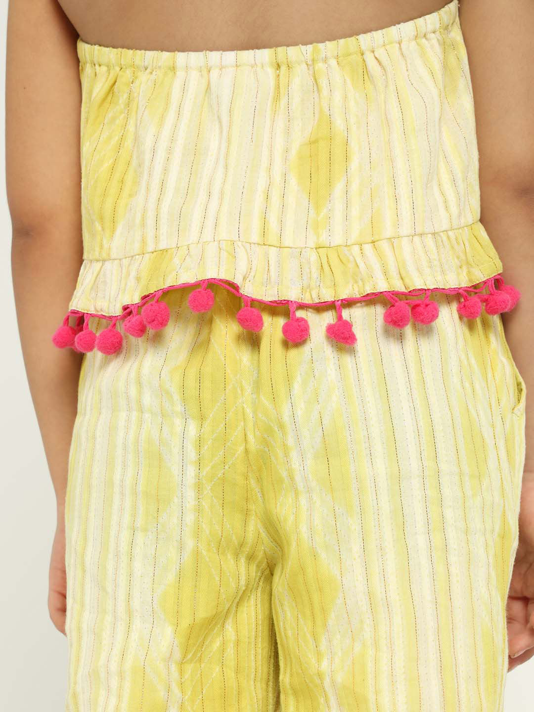 Yellow Daffodil Top & Pants Set