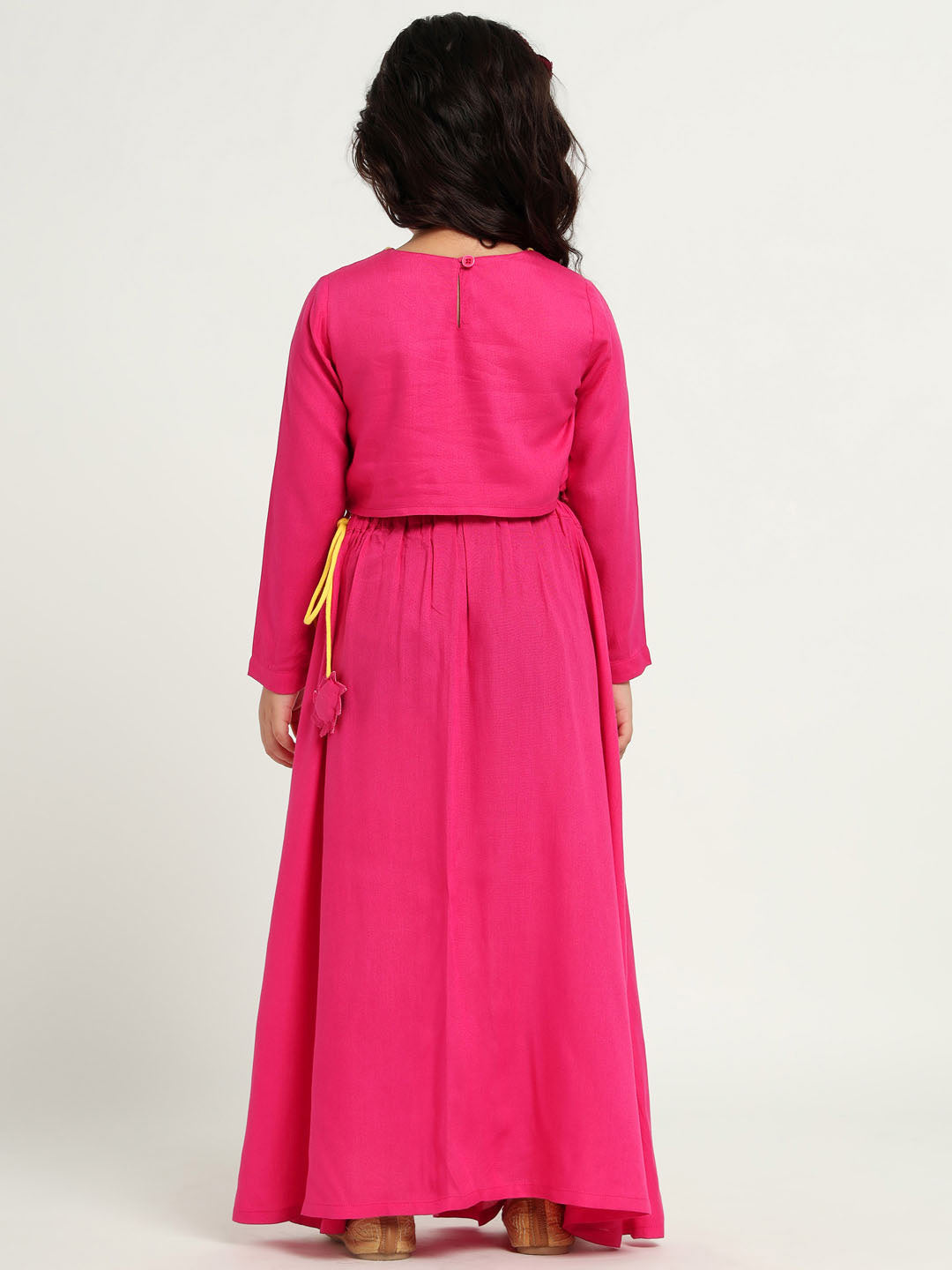 Beaded Haathi Top & Skirt Set