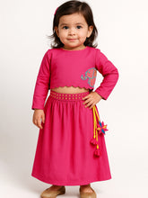 Beaded Haathi Top & Skirt Set