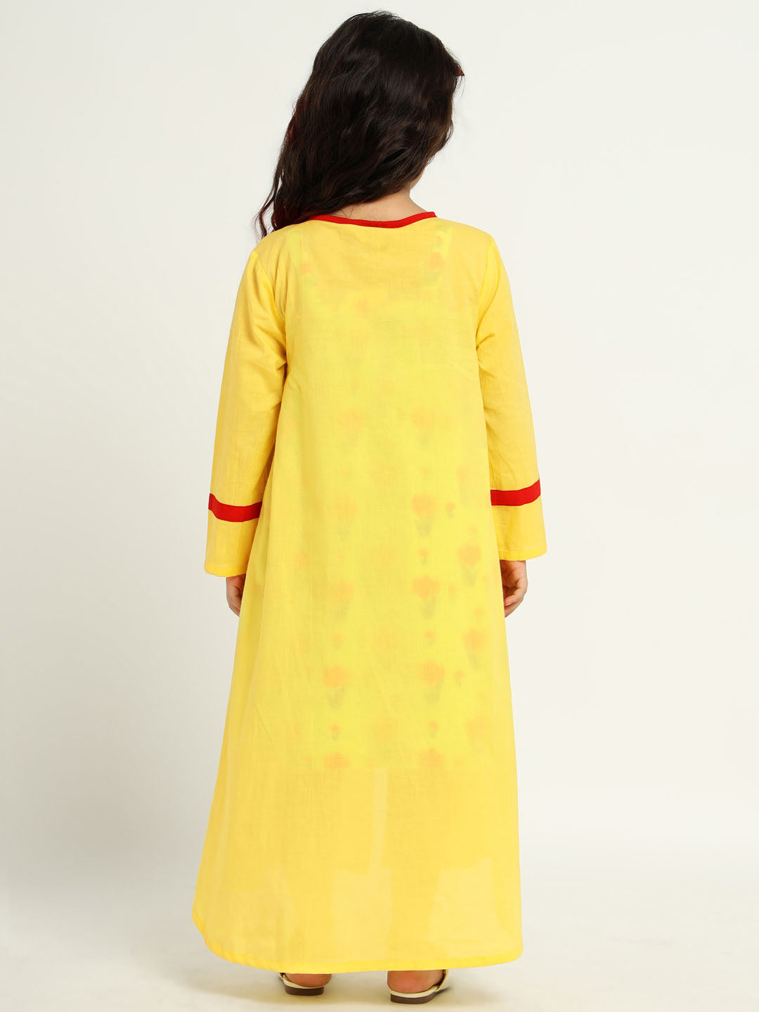 Tulip Dress With Yellow Shrug