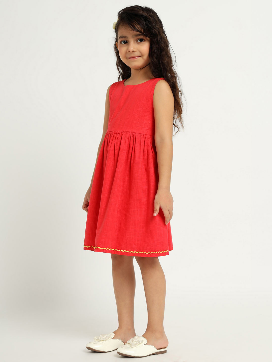 Red Orchid Dress and Shrug Set