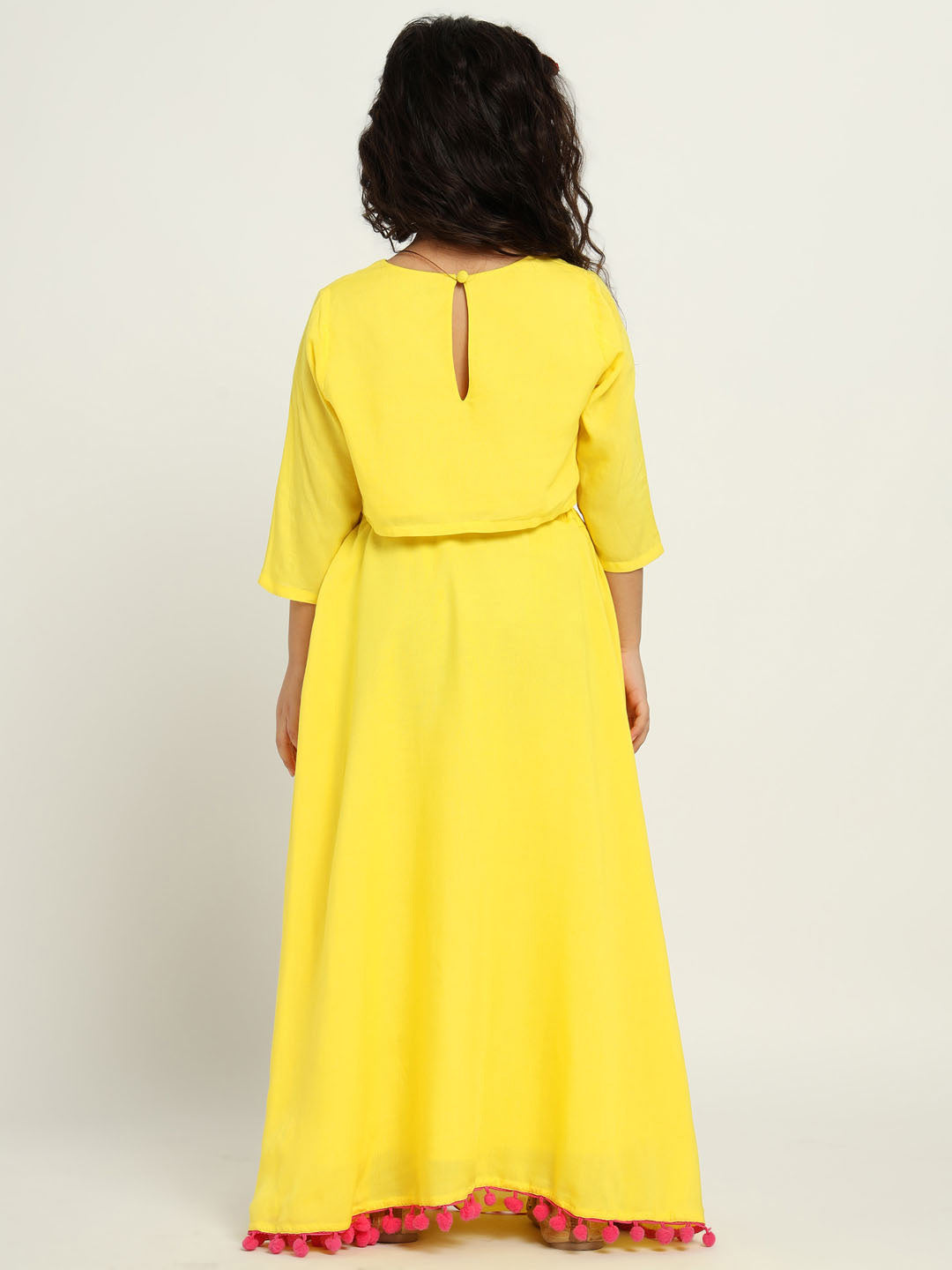 Yellow Daisy Top & Skirt Set