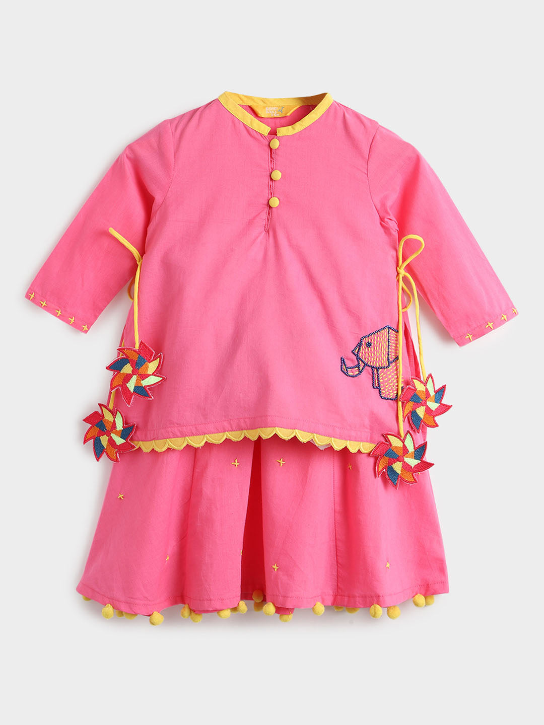 Beaded Haathi Dress- Newborn