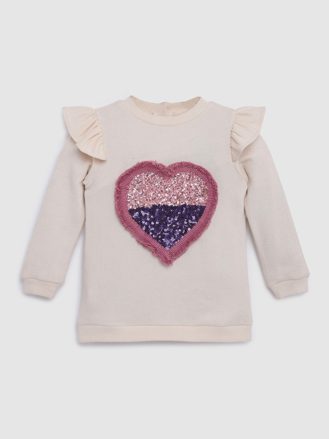 Shimmery Heart Sweat & Joggers Set