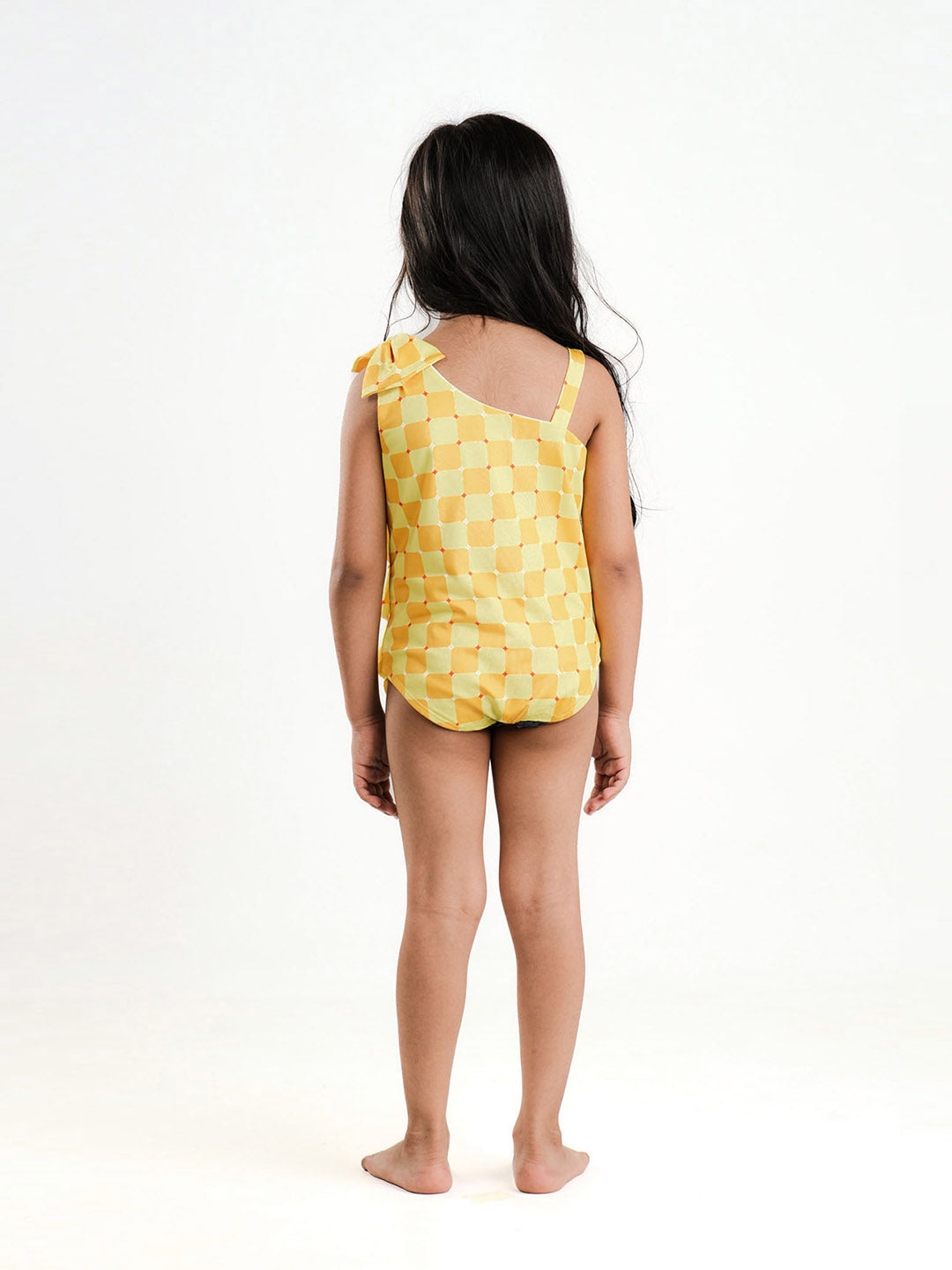 Mango One Shoulder Swimsuit