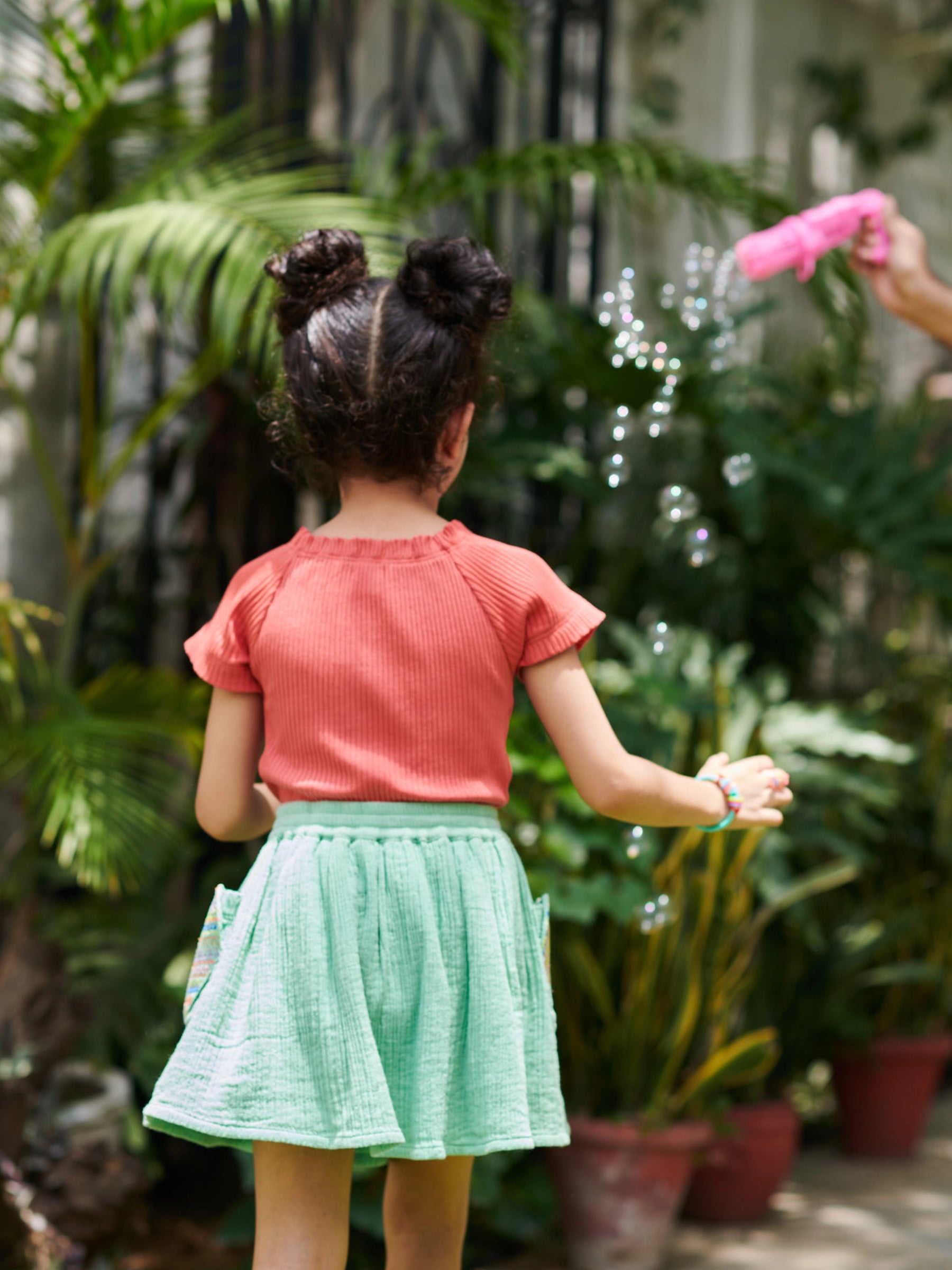 Pocket Hearts Skirt Somersault