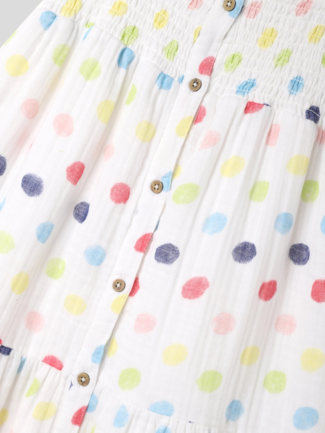 Colourful Polka Strappy Dress Somersault